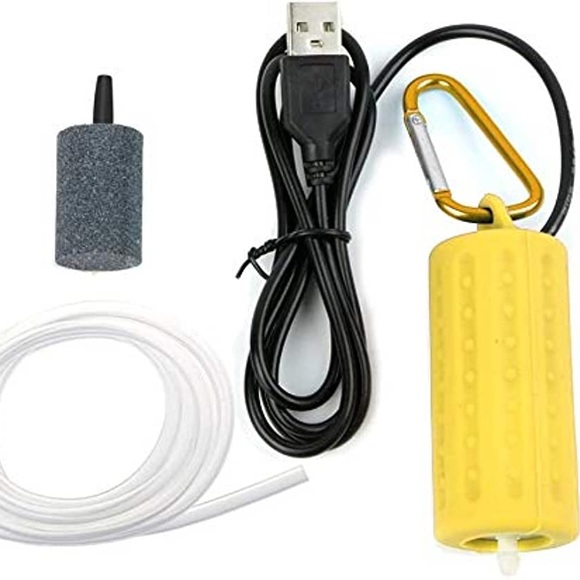 Aquarium Air Pumps,Portable Mini USB Aquarium Fish Tank Oxygen Air Pump - Picture 1 of 1